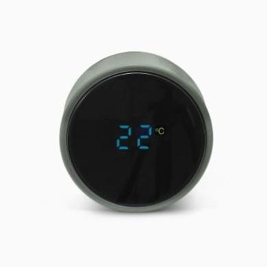Nuvita, przykrywka do termosu z termometrem LED, zielona