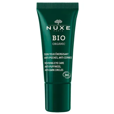 Nuxe, Bio Organic, krem pod oczy redukujący opuchliznę i cienie pod oczami, 15 ml