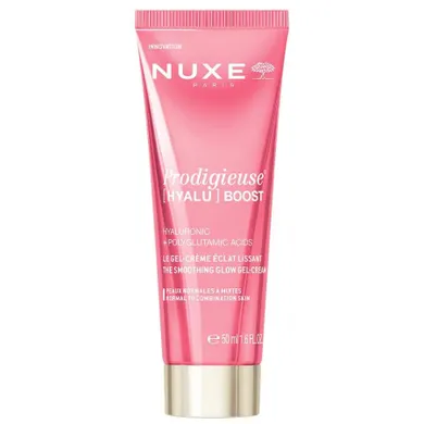 Nuxe, Prodigieuse [Hyalu] Boost, wygładzający żel-krem rozświetlający, 50 ml