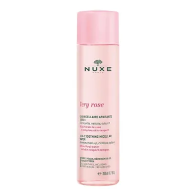 Nuxe, Very Rose, łagodząca woda micelarna, 3w1, 200 ml