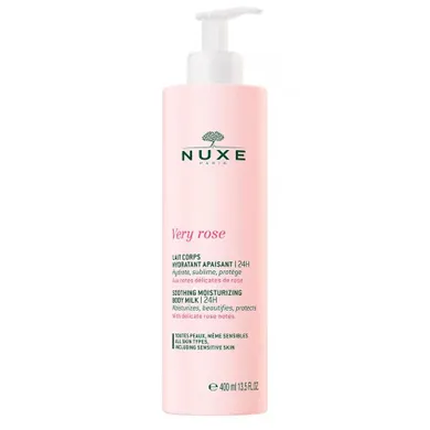 Nuxe, Very Rose, nawilżające mleczko do ciała, 400 ml
