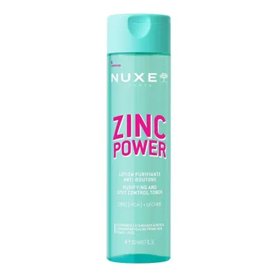 Nuxe, Zinc Power, oczyszczający tonik zwalczający wypryski, 200 ml
