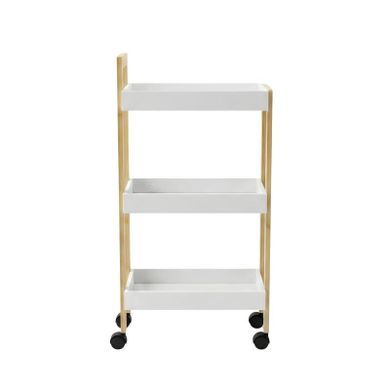 Nuxio, Asem, wąski regał na kółkach, 80 cm