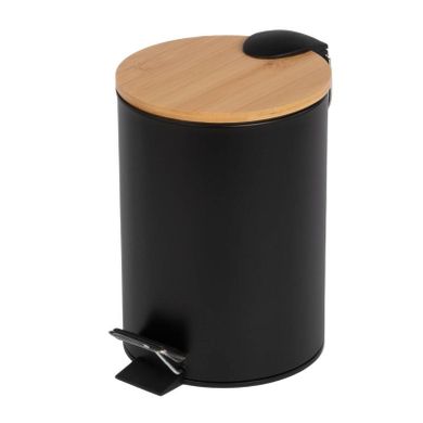 Nuxio, Zetru, kosz łazienkowy z bambusem, 3l