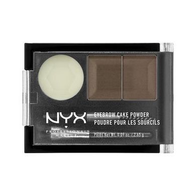 NYX Professional MakeUp, Eyebrow Cake Powder, paletka do brwi, taupe/ash