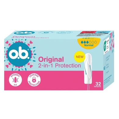 O.B., Original Normal, tampony, 32 szt.