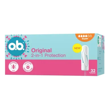 O.B., Original Super, tampony, 32 szt.