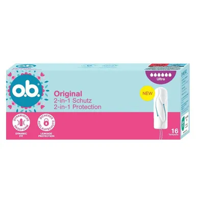 O.B., Original Ultra, tampony, 16 szt.