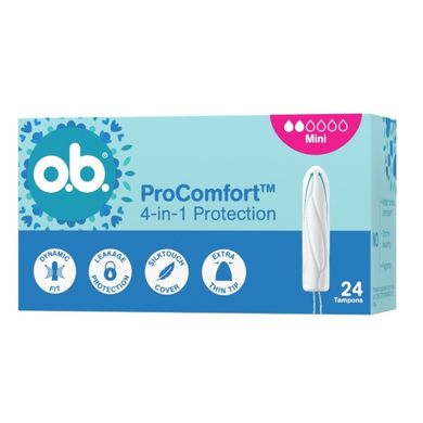 O.B., ProComfort Mini, tampony, 24 szt.