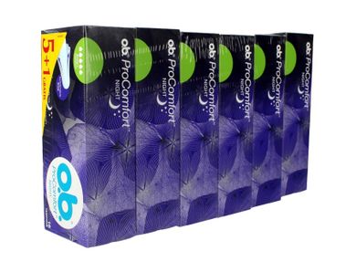 O.B., ProComfort Night Super Plus, komfortowe tampony, 6-16 szt.