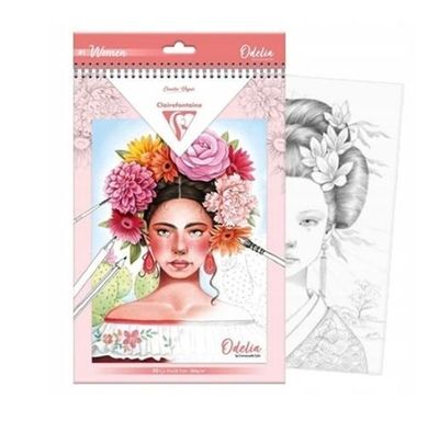 Odelia Women - Emmanuelle Colin. Kolorowanki A4