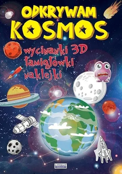 Odkrywam kosmos. Wycinanki 3D. Łamigłówki