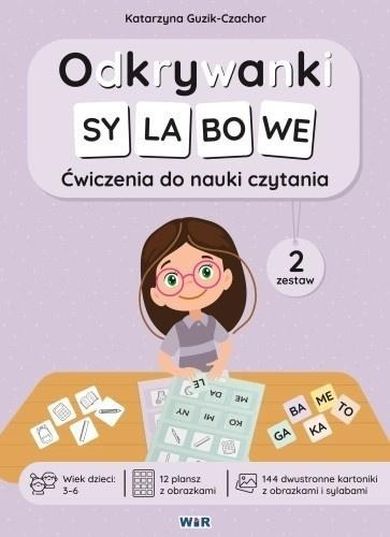 Odkrywanki sylabowe. Ćwiczenia do nauki czytania. Część 2