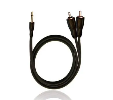 Oehlbach, kabel, Stereo Audio Jack-2 x Chinch, 0,5m