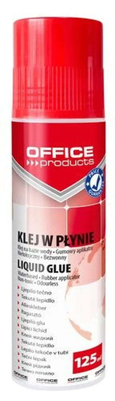 Office Products, klej w płynie, transparentny, 125 ml