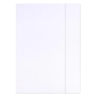 Office Products, teczka z gumką, A4, biała, 1 szt.