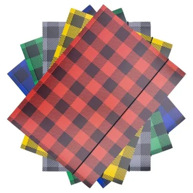 Office Products, teczka z gumką A4, krata, 1 szt.