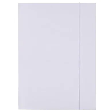 Office, teczka z gumką A4, biała, 1 szt.