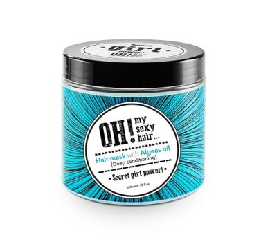 Oh! My Sexy Hair, Hair Mask, maska do włosów z olejem algowym, 650 ml