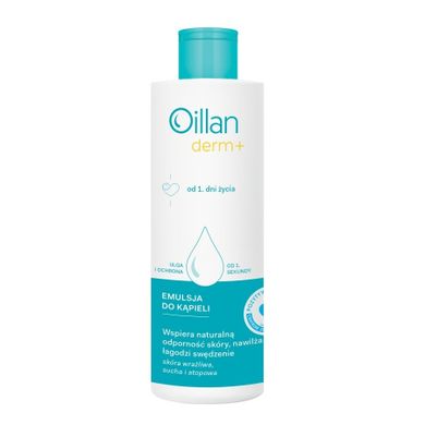 Oillan, Derm+, emulsja do kąpieli, 200 ml