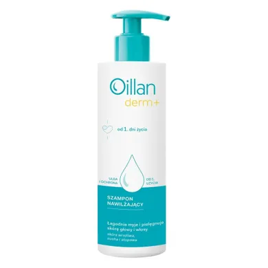 Oillan, Derm+, szampon nawilżający, 180 ml