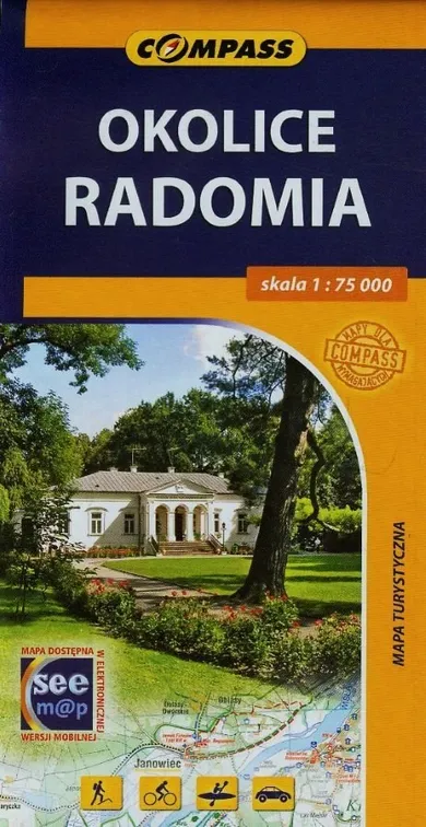 Okolice Radomia. Mapa turystyczna 1:75 000