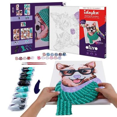 Okto, malowania po numerach, Modyfikacja Korgi, 30-40 cm