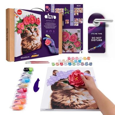 Okto, malowanie i modelowanie 3D, 30-40 cm