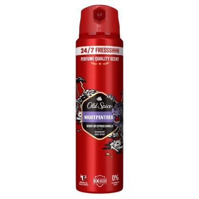 Old Spice, Night Panther 24/7, dezodorant męski w sprayu, 150 ml