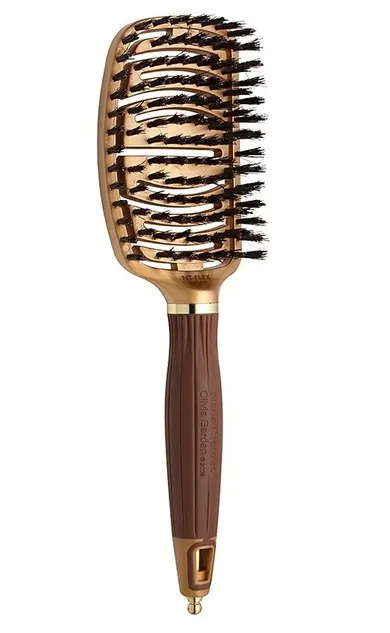 Olivia Garden, Nano Thermic Flex Collection, 100% Boar Hairbrush, szczotka do włosów, NT-FLEXBR