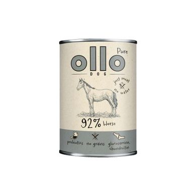 Ollo, Pure, Koń, karma mokra dla psa, 400g