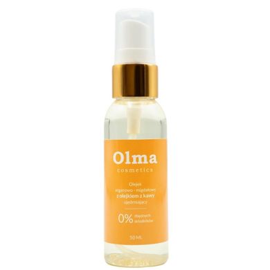 Olma Cosmetics, olejek ujędrniający aragnowo-migdałowy z olejkiem z kawy, 50 ml