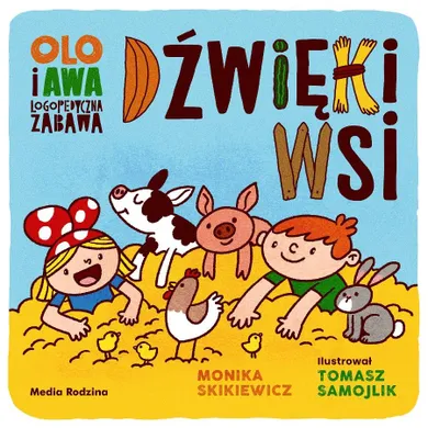 Olo i Awa. Logopedyczna zabawa. Dźwięki wsi