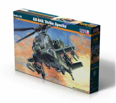 Olymp Aircraft, AH-64A Strike Apache, model helikoptera do sklejania, 1:72