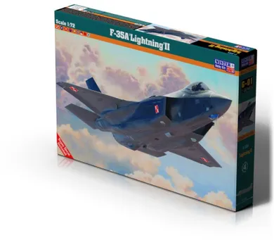 Olymp Aircraft, G-01 F-35A Lightning II, model samolotu do sklejania, 1:72