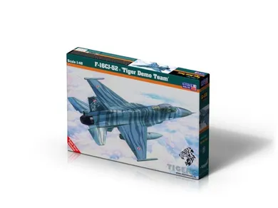 Olymp Aircraft, G-115 F-16CJ-52 Tiger Demo team, model samolotu do sklejania, 1:48