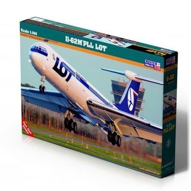 Olymp Aircraft, Ił-62M PLL LOT, model do sklejania, 1:144