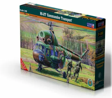 Olymp Aircraft, Mi-2T Commandos Transport, model helikoptera do sklejania, 1:48