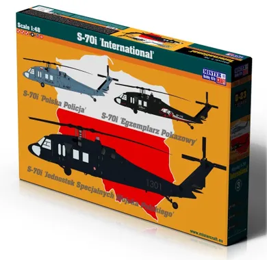 Olymp Aircraft, Sikorsky S-70i International, model do sklejania, 1:48