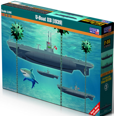 Olymp Aircraft, U-Boat IIB (1939), model do sklejania, 1:144