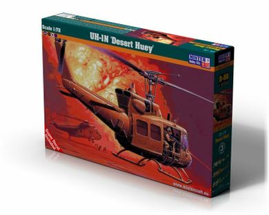 Olymp Aircraft, UH-1 N Desert Huey, model helikoptera do sklejania, 1:72