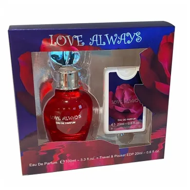 Omerta, Love Always, zestaw, woda perfumowana, spray, 100 ml + woda perfumowana, spray, 20 ml