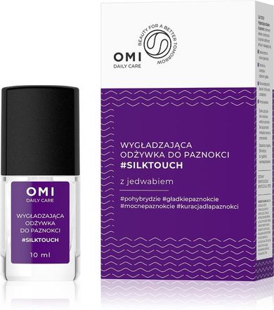 Omi daily care odżywka do paznokci wygładzająca #silktouch z jedwabiem, 10 ml