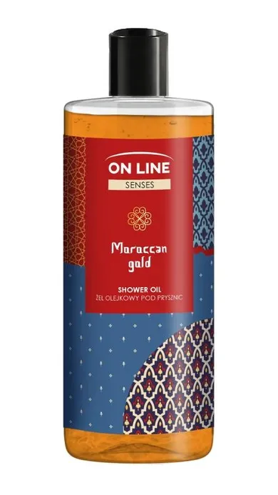 On line, Senses, żel pod prysznic, Moroccan Gold, 500 ml