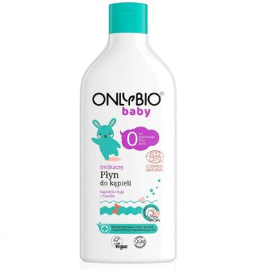OnlyBio, Baby, delikatny płyn do kąpieli, 500 ml