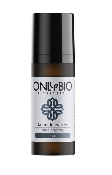 OnlyBio, Fitosterol, hipoalergiczny krem do twarzy, na noc, 50 ml