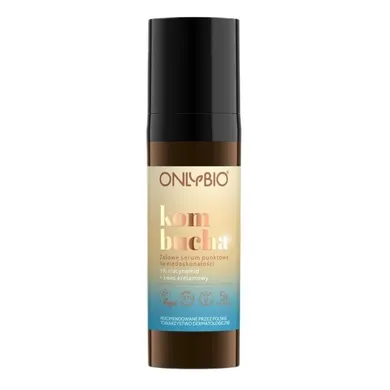 OnlyBio, Kombucha, żelowe serum punktowe na niedoskonałości, 15 ml