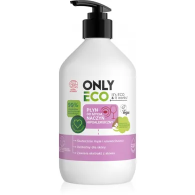 OnlyEco, hipoalergiczny płyn do mycia naczyń, 500 ml