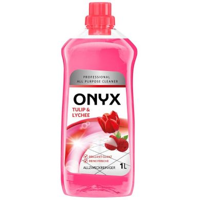 Onyx, Professional, uniwersalny płyn do mycia, tulip & lychee, 1000 ml