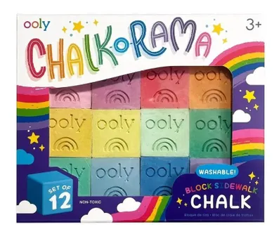 Ooly, Chalk-o-Rama, kreda chodnikowa, 12 szt.